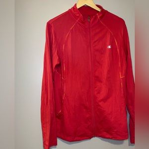 Hot pink champion sweater - full zip - XL - sports